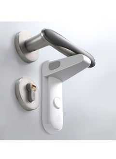 Buy Child Safety Locks for Doors,  2 Pack Baby Proof Door Handle Lever, Pet-Proof Door Opening, Toddler Lever Locks, Simple Install no Tools Need or Drill For in Saudi Arabia