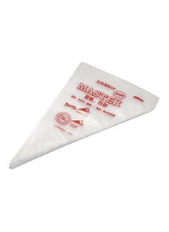 Buy 100Pcs Disposable Plastic Piping Bag Butter Cream  Decorating  Cookie  Cake Medium Size 21Cm X 34Cm in Egypt