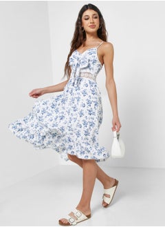 Buy Strappy Printed Dress in UAE