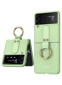 Buy For Samsung Galaxy Z Flip 4 Ultra Thin With Ring (Light Green) in Egypt
