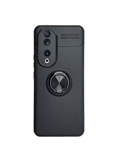 Buy Honor 90 5G Case Cover Protector Accessories with Magnetic Car Mount Magnetic Ring Holder Anti-Scratch Shockproof Phone Back Cover Durable Full Body Protection for Honor 90 5G in UAE