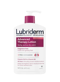 Buy Lubriderm Advanced Therapy Body Lotion, 16 Fl Oz in Saudi Arabia