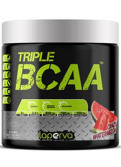 Buy Triple BCAA Crazy Watermelon Pure Branched Chain Amino Acid With Zero Fat, Zero Carbs and Zero Sugar BCAA 30 Servings in Saudi Arabia