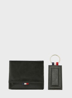 Buy Leatherette Wallet And Card Holder Gift Set in UAE