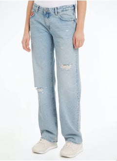 Buy Women's Sophie Low Rise Skinny Jeans - Cotton, Light Blue in UAE