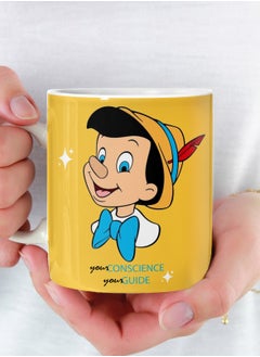 Buy Disney Pinocchio Mug Ceramic Tea and Coffee Mug with Handle Multicolour 11Oz in Saudi Arabia