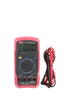 Buy UNI-T UT51 Digital Multimeters DC AC Voltage Current Resistance Meter Tester LCD Backlight - RED in UAE