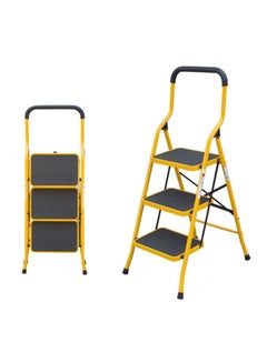 اشتري Power Industrial Home Ladder Folding Domestic Stepladder Safety Multi-function Household 3 Steps في الامارات