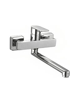 Buy Lav 0067 Single-lever Kitchen Water Mixer with Bottom Faucet Silver in Egypt