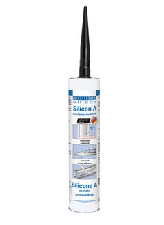 اشتري WEICON Silicone A | 310 ml | black | Extremely elastic universal adhesive في الامارات