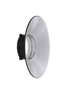 Buy 120 Degree Wide-angle Photography Flash Reflector Bowens Mount Diffuser Dish Aluminium Alloy Shooting Accessories in UAE