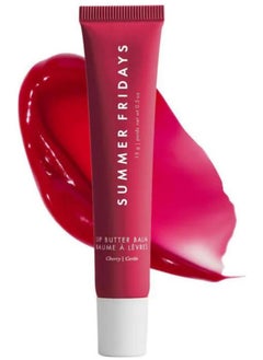 Buy Summer Fridays Lip Butter Balm - Conditioning Lip Mask and Lip Balm for Instant Moisture, Shine and Hydration - Sheer-Tinted, Soothing Lip Care - Cherry (.5 Oz) in Saudi Arabia