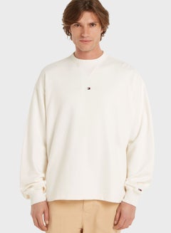 Buy Casual Relaxed Fit Crew Neck Sweatshirt in UAE