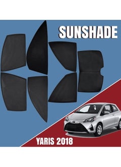 Buy TOYOTA YARIS 2018 High-Quality Car Sunshade All Side Sunshade UV and Heat Protection Front Back Sides Sun Shades in Saudi Arabia