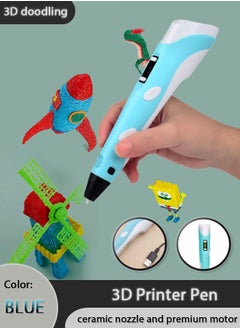 Buy 3D Printing Pen Gift Pen Educational Toy Pen High Temperature Three-Dimensional Painting Graffiti Charging Model Children'S Creative Painting Gift Set Support Usb in Saudi Arabia