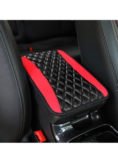 اشتري Car Center Console Cushion Pad Universal Leather Waterproof Auto Armrest Seat Box Cover Protector Pads Interior Car Decor Accessories Fit for Most Cars Vehicles SUVs في الامارات