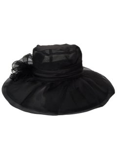 Buy New Organza Large Brim Sunvisor Hat Foldable UV Resistant Beach Hat in UAE