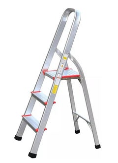 Buy 3 Steps Aluminum Steps Household Ladder in UAE