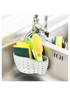 Buy Kitchen Sink Shelf Organizer Sink Caddy Soap And Sponge Holder Drying Rack Holders Dish Drying Rack Sink Shelf (Beige) in UAE