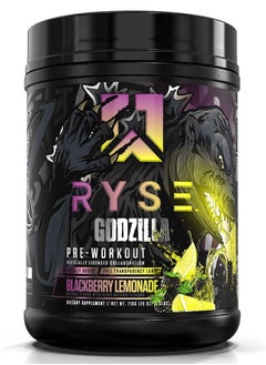 Buy Godzilla Pre Workout, Blackberry Lemonade, 40, Pump & Energy, Strength & Focus in UAE