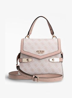 Buy GUESSS Zadie Logo-Top Handle Bag - Pink in Saudi Arabia