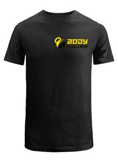 اشتري Body Builder T-Shirt, Black في الامارات