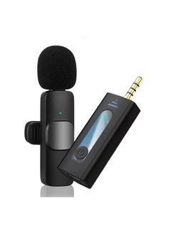 اشتري K35 Wireless Collar Microphones For 3.5mm AUX Devices Camera Speaker Mobile Phone Recording Clip-On Lapel Lavalier Mic في الامارات