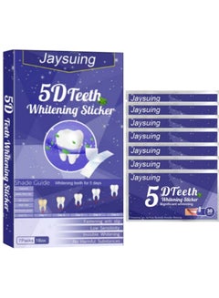 Buy Advanced White Teeth Whitening Strips: Fast & Effective 3-Day Whitening | Portable, Comfortable, Easy-to-Use | 7 Strips/Pack in Saudi Arabia