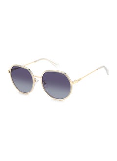 Buy Unisex Polarized Oval Sunglasses - Pld 4160/G/S/X Gold Millimeter - Lens Size: 55 Mm in Saudi Arabia