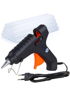 اشتري - Big Size Glue Gun 60W With Glue Sticks 25Pcs 11Mm في الامارات