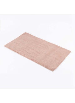 Buy Turkish Plain Bath Mat, Elderbery - 50x86 cm in UAE