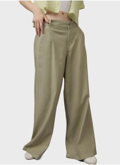 Buy High Waist Wide Leg Pants in UAE