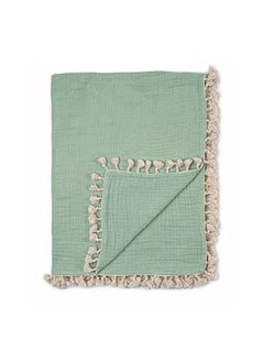 اشتري 6 Layer Muslin Blanket Evergreen في الامارات