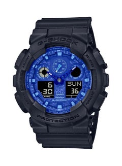 Buy Resin Analog + Digital Waterproof Wrist Watch GA-100BP-1ADR in UAE
