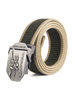 Buy NAVY SEAL Canvas Military Belt for MenKhakis stripes Khakis stripes in UAE