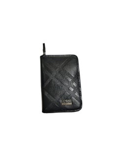 Buy Leather Zipper Wallet for Men Small 11 Card Holder in Egypt