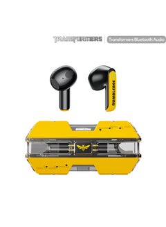 Buy Transformers TF-T01 Wireless Headphones Bluetooth 5.4 Earbuds Headsets Bumblebee Yellow  High Quality And Intelligent Noise Reduction，HD Calls, HIFI Stereo, 1.5h Charging Time, Suitable For All Models in Saudi Arabia