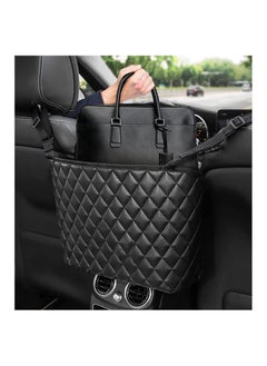 اشتري Car Net Pocket Handbag Holder Between Seats, Rear Backseat Organizer for Document Phone Storage في السعودية