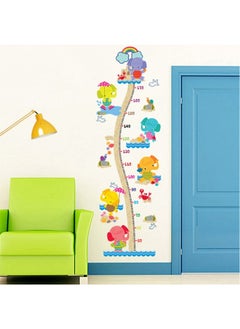 اشتري Cute Little Elephant Height Wall Sticker Height Growth Chart,Kids Wall Stickers Wall Decals, Peel and Stick Removable for Baby Toddler Nursery Living Room Bedroom Wall Decor في السعودية