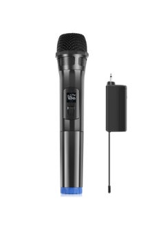 Buy Wireless Dynamic Microphone with LED Display for Singing,Karaoke,Speech,Wedding in Saudi Arabia