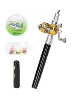 اشتري Fountain Pen Shape Mini Portable Fishing Rod Set في الامارات