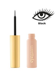 Buy Eyegasm Liquid Waterproof Eyeliner 01 Black, 4 ml in UAE
