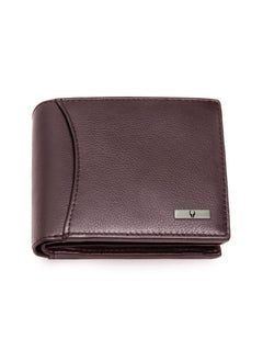 Buy India RFID Protected Leather Mens Wallet Brown in UAE