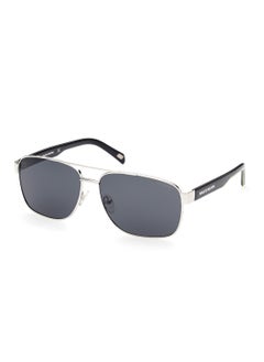 Buy Men's Polarized Navigator Shape Metal Sunglasses SE616010D63 - Lens Size: 63 Mm - Shiny Light Nickeltin in Saudi Arabia