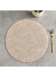 Buy Casimir Reversible Round PVC Placemat 38 x 0.5 x 38 cm in UAE