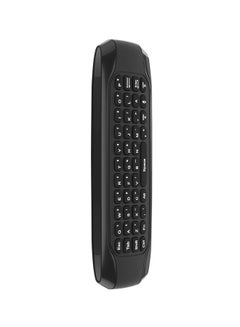 Buy Wireless Keyboard Voice Control Air Mouse Remote Black in Saudi Arabia