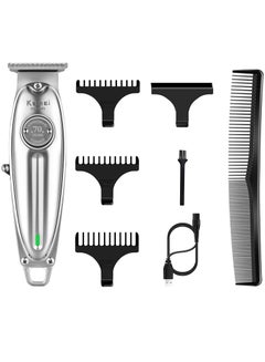 Buy Professional t-outliner beard/hair trimmer with t-blade hair clippers for men stylists and barbers cordless rechargeable quiet in UAE