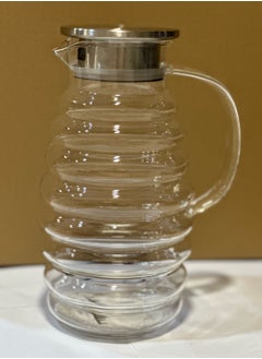 Buy Jake Thermal Glass 1600 ml with strainer and steel lid in Saudi Arabia