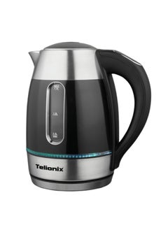 Buy Telionix Digital Kettle, 1.7L Capacity, 2200W, 360° Rotating Base, 7 Temperature Levels, Colorful Light Display, Keep Warm Function in UAE