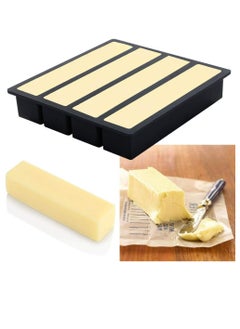 Buy Silicone Ice Cube Trays Butter Mold Set of 2, Easy Release Long Ice Cube Sticks, Baking Mold For Instant Pot in UAE